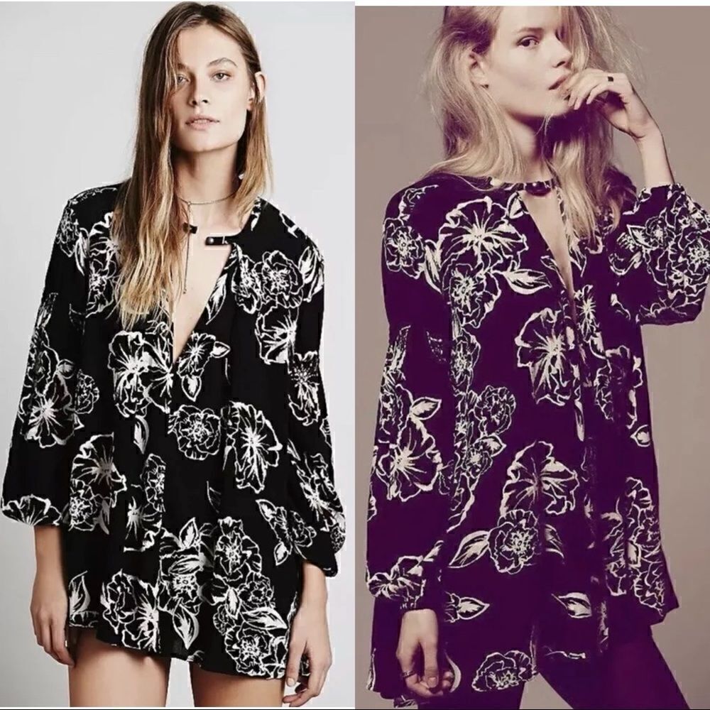 Free people tunic boohoo dress size small